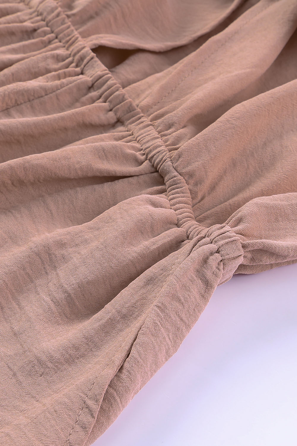 Tie Knot Puff Long Sleeve Romper - Image 8